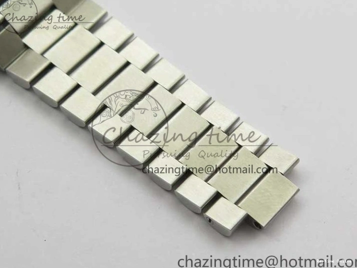 0417 Day Date 40mm SS BP Maker Best Edition Diamond Bezel Blue Dial Arabic Markers On SS Bracelet A Lightweight 2883